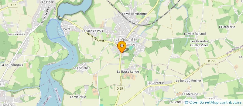 localisation de l'entreprise MADAME PAULINE DE PARSCAU DU PLESSIX  LA VICOMTE-SUR-RANCE
