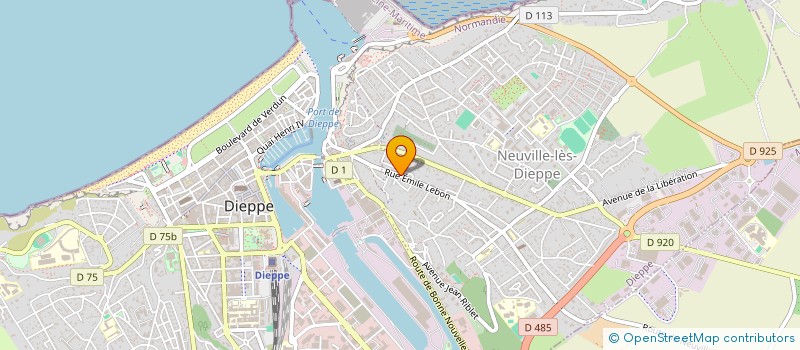 localisation de l'entreprise MADAME PAULINE DE REVIERS DE MAUNY à DIEPPE