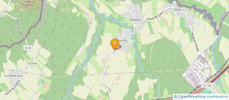 localisation de l'entreprise MADAME PAULINE DE VIRY  VIRY