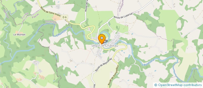 localisation de l'entreprise MADAME PAULINE DE VOS  SEGUR-LE-CHATEAU