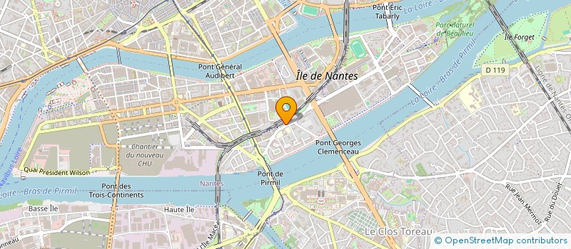 localisation de l'entreprise MADAME PAULINE DE WERBIER D'ANTIGNEUL  NANTES