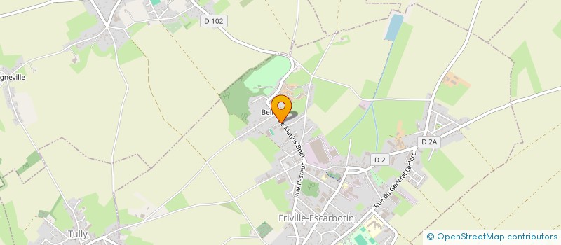 localisation de l'entreprise MADAME PAULINE DEBEAURAIN  FRIVILLE-ESCARBOTIN