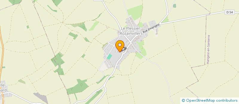 localisation de l'entreprise MADAME PAULINE DEBRUYNE  LE PLESSIER-ROZAINVILLERS