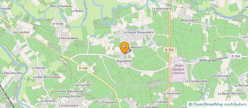 localisation de l'entreprise MADAME PAULINE DEFOSSE  MOUZILLON