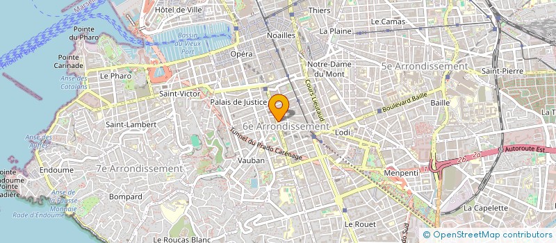 localisation de l'entreprise MADAME PAULINE DEGONDE  MARSEILLE 6EME