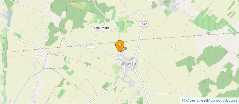 localisation de l'entreprise MADAME PAULINE DELAGARDE  THURAGEAU