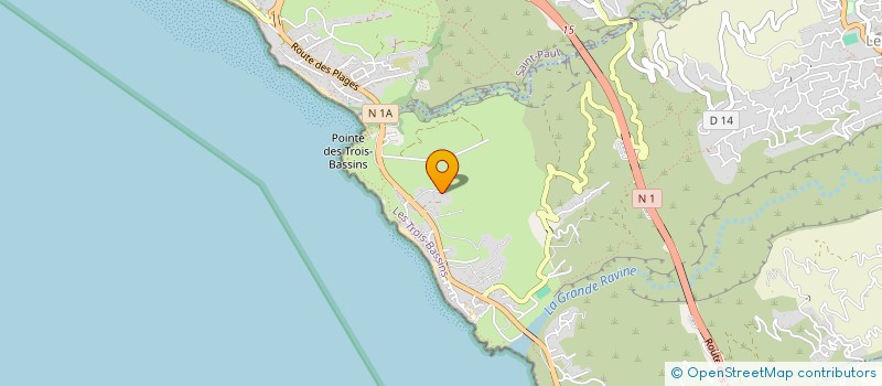 localisation de l'entreprise MADAME PAULINE DELALANDE  LES TROIS-BASSINS