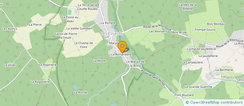 localisation de l'entreprise MADAME PAULINE DELEPORTE  LANGEAIS