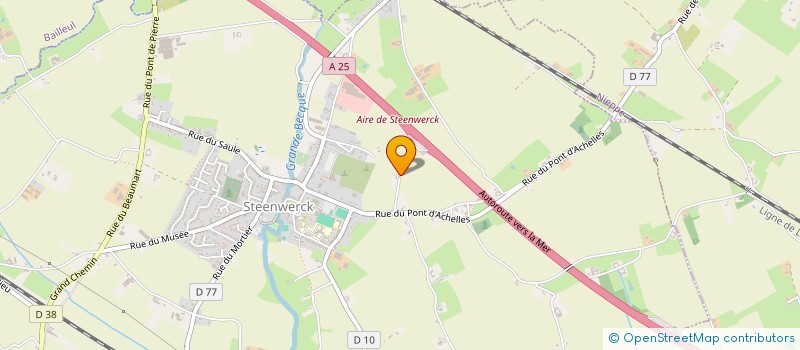 localisation de l'entreprise MADAME PAULINE DELETRE  STEENWERCK