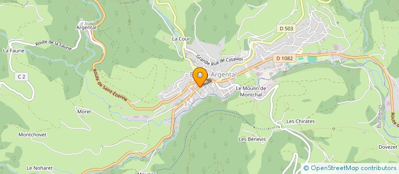 localisation de l'entreprise MADAME PAULINE DELFORGE à BOURG-ARGENTAL