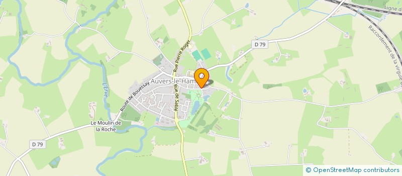 localisation de l'entreprise MADAME PAULINE DELINEAU  AUVERS-LE-HAMON