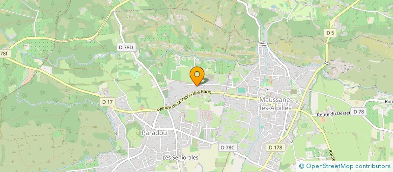 localisation de l'entreprise MADAME PAULINE DELLIEU  PARADOU