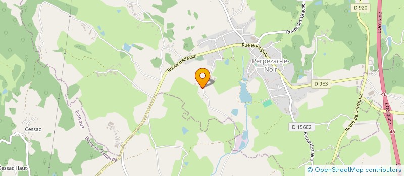 localisation de l'entreprise MADAME PAULINE DELMAS  PERPEZAC-LE-NOIR
