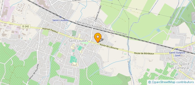 localisation de l'entreprise MADAME PAULINE DELMAS à SAINT-LOUBES