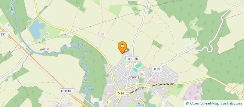 localisation de l'entreprise MADAME PAULINE DELVINGT  BRAINE