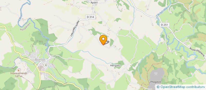 localisation de l'entreprise MADAME PAULINE DELZERS  LARRESSORE