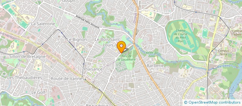 localisation de l'entreprise MADAME PAULINE DENECHERE  ORVAULT