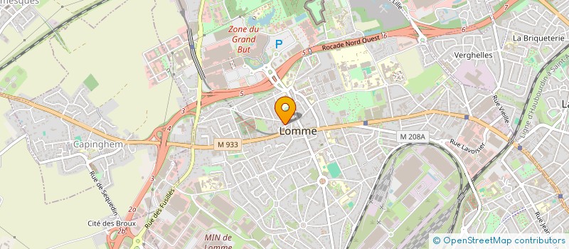 localisation de l'entreprise MADAME PAULINE DERNIS à LILLE