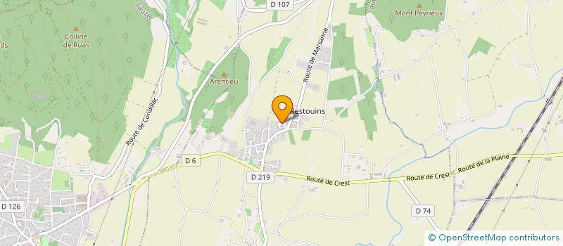 localisation de l'entreprise MADAME PAULINE DEROMAS  LA LAUPIE