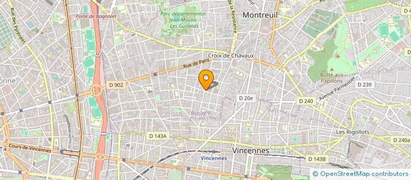 localisation de l'entreprise MADAME PAULINE DESCAMPS à MONTREUIL