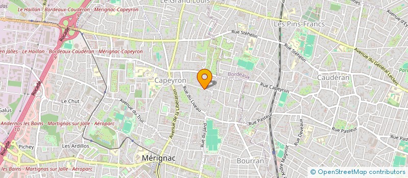 localisation de l'entreprise MADAME PAULINE DESENLIS  MERIGNAC