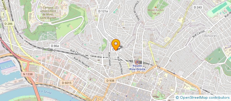 localisation de l'entreprise MADAME PAULINE DESPREZ  ROUEN