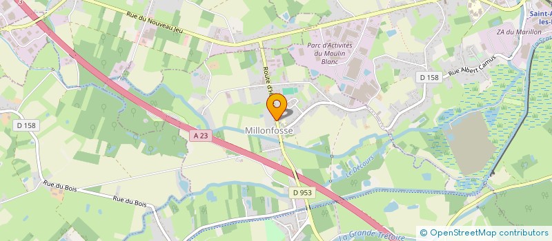 localisation de l'entreprise MADAME PAULINE DHAISNE à MILLONFOSSE