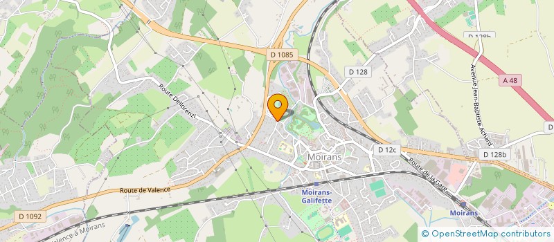 localisation de l'entreprise MADAME PAULINE DI MARIA  MORETTE