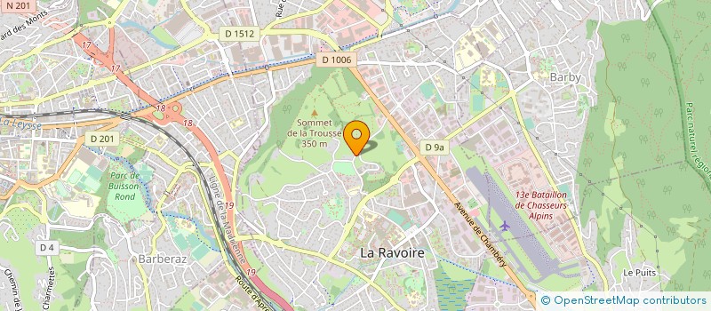 localisation de l'entreprise MADAME PAULINE DI NICOLANTONIO à LA RAVOIRE