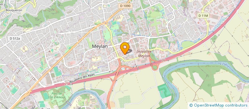 localisation de l'entreprise MADAME PAULINE DIDELLE  MEYLAN