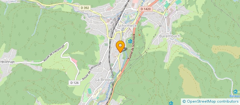 localisation de l'entreprise MADAME PAULINE DIEM  LA BROQUE