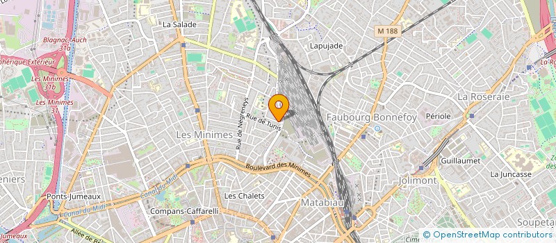 localisation de l'entreprise MADAME PAULINE DIENIS  TOULOUSE