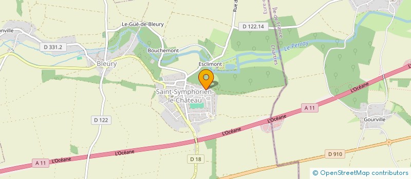 localisation de l'entreprise MADAME PAULINE DION  AUNEAU-BLEURY-SAINT-SYMPHORIEN