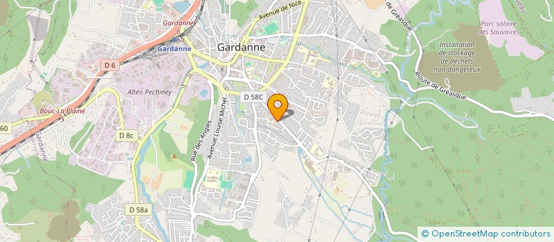 localisation de l'entreprise MADAME PAULINE DISSAIS à GARDANNE
