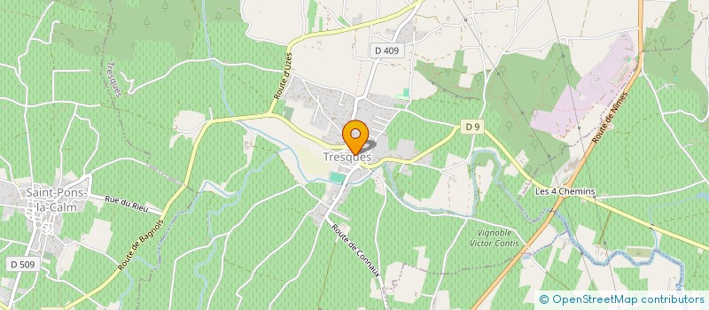 localisation de l'entreprise MADAME PAULINE DORFLIGER  TRESQUES