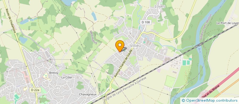 localisation de l'entreprise MADAME PAULINE DOSIERE  VILLIEU-LOYES-MOLLON