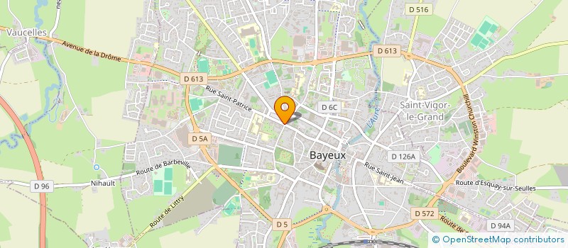 localisation de l'entreprise MADAME PAULINE DUDOUIT à BAYEUX