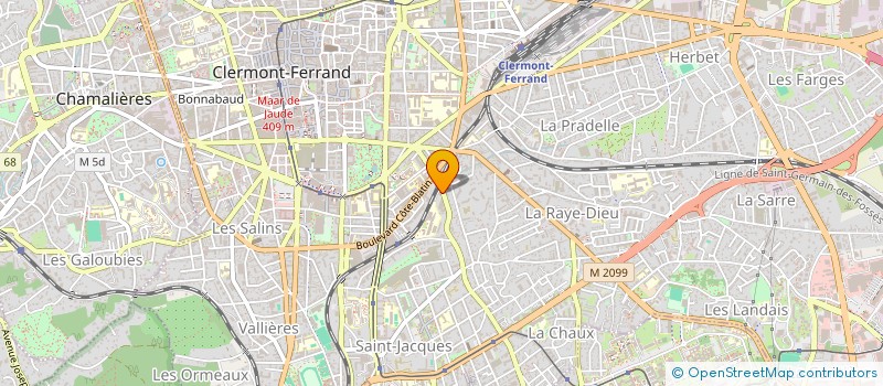 localisation de l'entreprise MADAME PAULINE DUMAS  CLERMONT-FERRAND