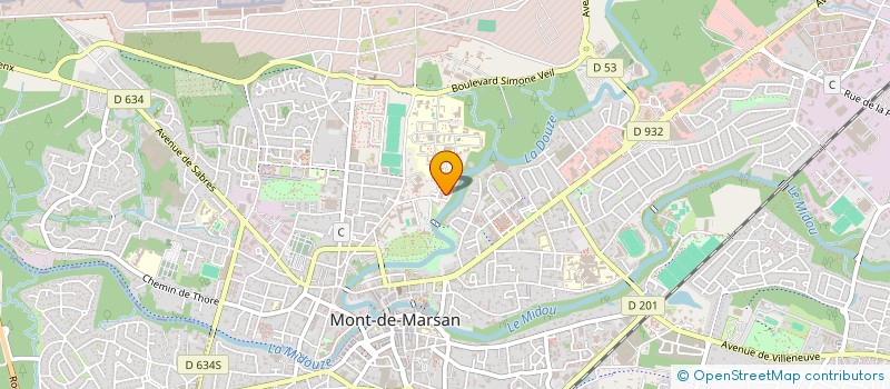 localisation de l'entreprise MADAME PAULINE DUPOUY  MONT-DE-MARSAN