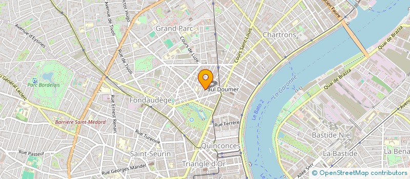 localisation de l'entreprise MADAME PAULINE DUPRAT  BORDEAUX