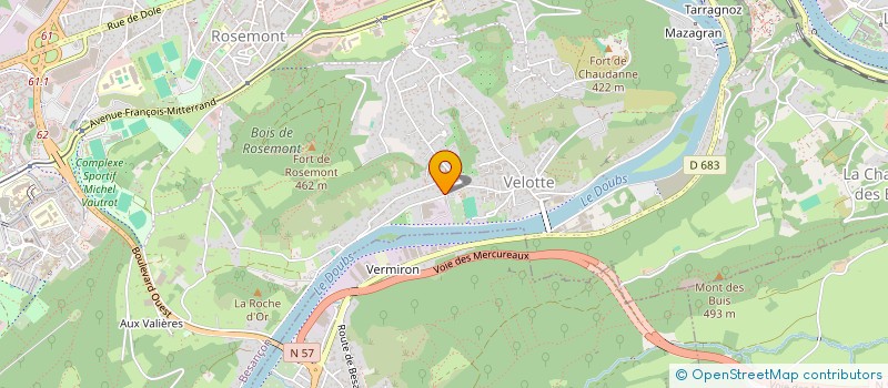 localisation de l'entreprise MADAME PAULINE DUPUICH  ARC-ET-SENANS