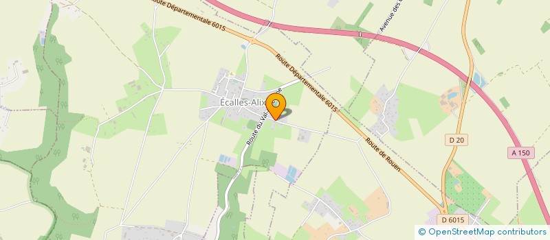 localisation de l'entreprise MADAME PAULINE DURAME  ECALLES-ALIX