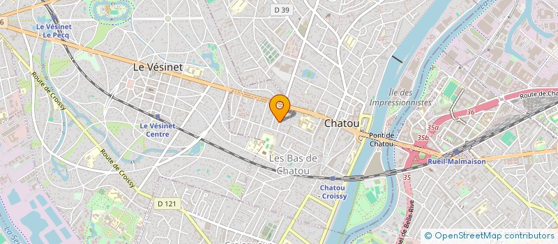 localisation de l'entreprise MADAME PAULINE DURAN  CHATOU