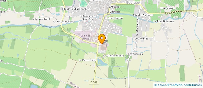 localisation de l'entreprise MADAME PAULINE DURAND  BOURGUEIL