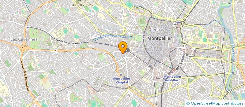 localisation de l'entreprise MADAME PAULINE DURAND à MONTPELLIER