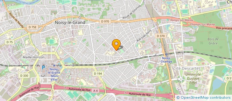 localisation de l'entreprise MADAME PAULINE DURET  NOISY-LE-GRAND