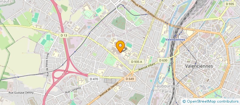 localisation de l'entreprise MADAME PAULINE DURIEZ à VALENCIENNES