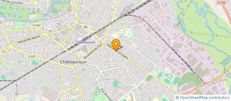 localisation de l'entreprise MADAME PAULINE DURIS à CHATEAUROUX