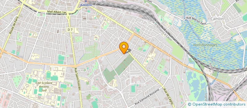 localisation de l'entreprise MADAME PAULINE DUROCHER  AMIENS