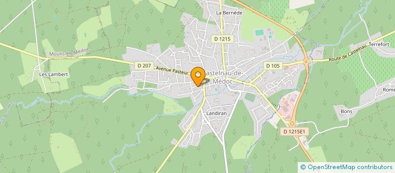 localisation de l'entreprise MADAME PAULINE DUTOUR  CASTELNAU-DE-MEDOC